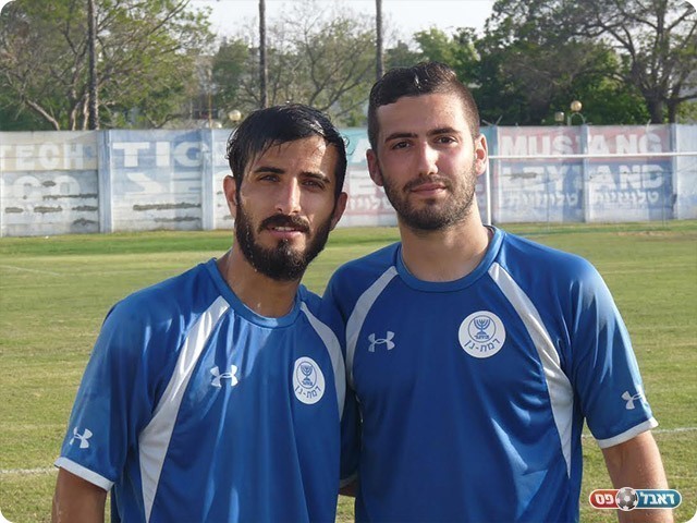 צמד הכובשים לזכות בית"ר רמת גן (אלי שמואלי)