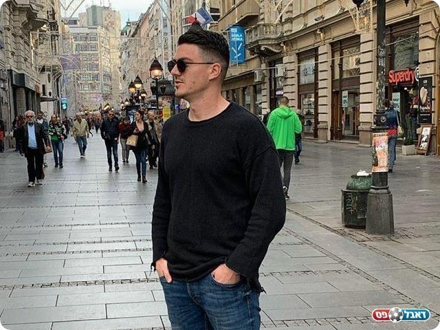 בסוק משוטט ברחובות בלגרד(צילום:אלבום פרטי)