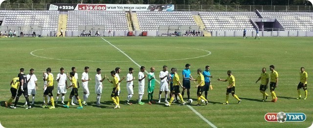 שחקני הכח והוד השרון בפתיחה (סיון גולדנברג)