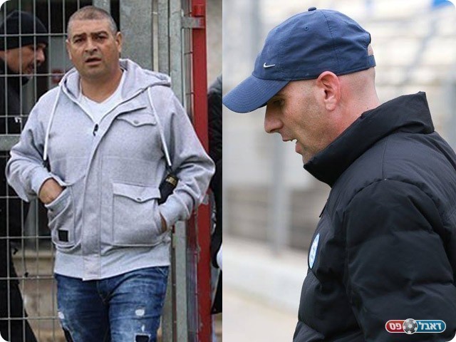 זוהר יצחק (משמאל) ואלדד שביט