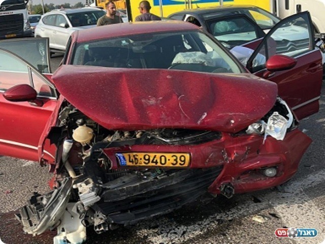 צילום הרכב לאחר התאונה
