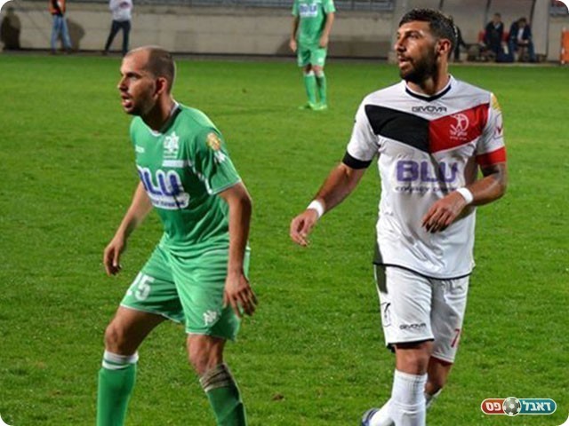 רביד גזל (משמאל). ניצחון יקר בדרבי (מיכאל מלכין)