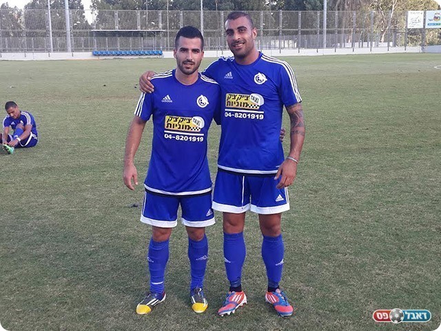 צמד הכובשים. פאדי זיאדה (מימין) ושלומי בן עשור (דור היקה)