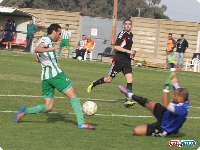 קרטה עם ההכשלה בשבוע שעבר, ייעדר מול נהריה (צילום: שלומי גבאי)