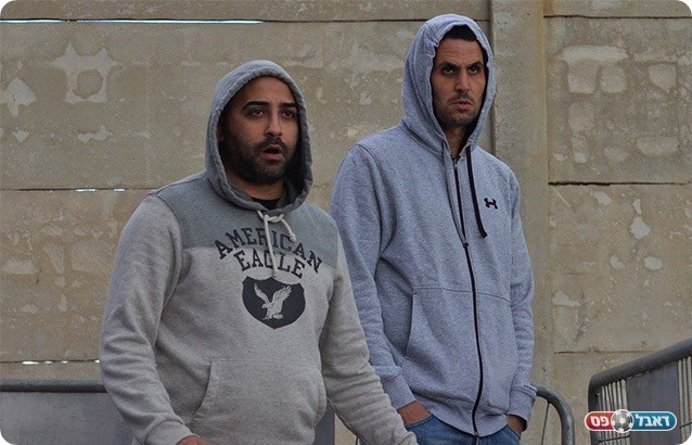 ראובן בניסטי יחד עם שלומי פרץ (אבי רביבו, בסט בול)