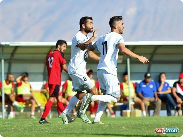 שחקני טבריה חוגגים (עודד חסין)