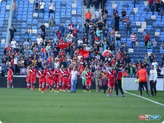 שחקני אום אל פאחם בסיום (ארנון לוי)