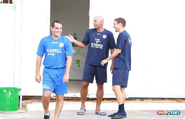 שחר סימן טוב, גבע ברקאי ותומר אסולין. יחייכו גם בסוף העונה? (קובי פורטל)