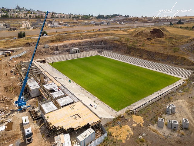 יש למה לחכות. האצטדיון בטבריה (יובל גסר צילומי אוויר)